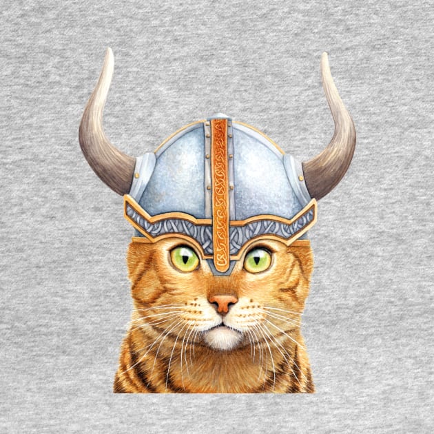 Ginger, The Viking Cat by KatherineAppleby